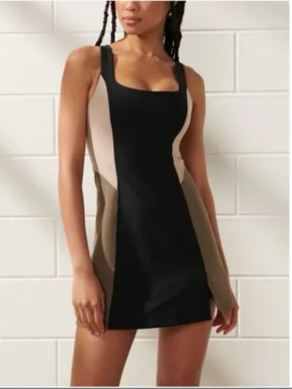 NWT Abercrombie & Fitch YPB sculptlux dress